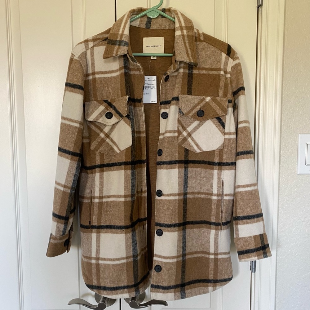 NWT Thread & Supply Shacket